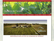 Tablet Screenshot of domainedeferrant.com